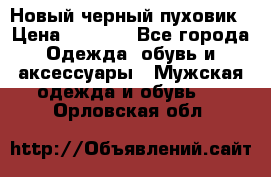 Новый черный пуховик › Цена ­ 5 500 - Все города Одежда, обувь и аксессуары » Мужская одежда и обувь   . Орловская обл.